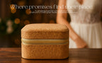 🌿 Eco-Friendly Cork Jewelry Organizer Box – Travel-Friendly & Stylish