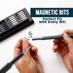 DailyNeedDeals Precision Magnetic Screwdriver Bit Set for Electronics & Repair