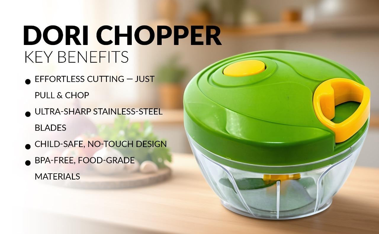 🥗 Dori Chopper – Chop Vegetables & Fruits in Seconds!
