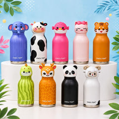Chicu Tom 3D Animal Steel Bottle |
Cute Insulated Water Bottle for Kids (500ml)