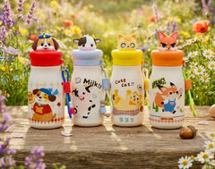 Chiku Tom Animal Silicone Bottle 500 ML Insulated Hot and Cold 12HR