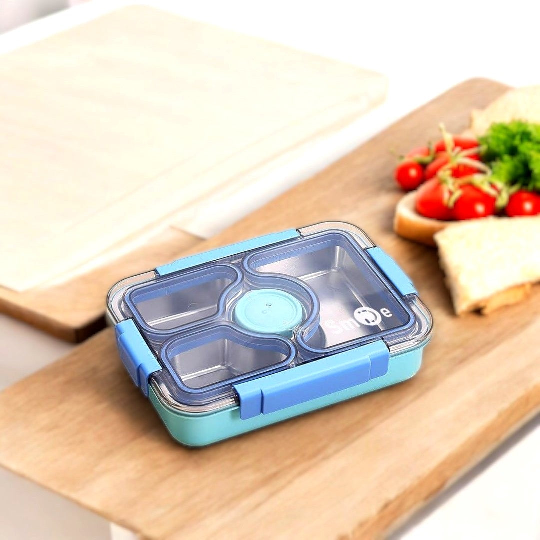 🍽️ Premium Bento-Style Leakproof Lunch Box – 5 Compartment Design