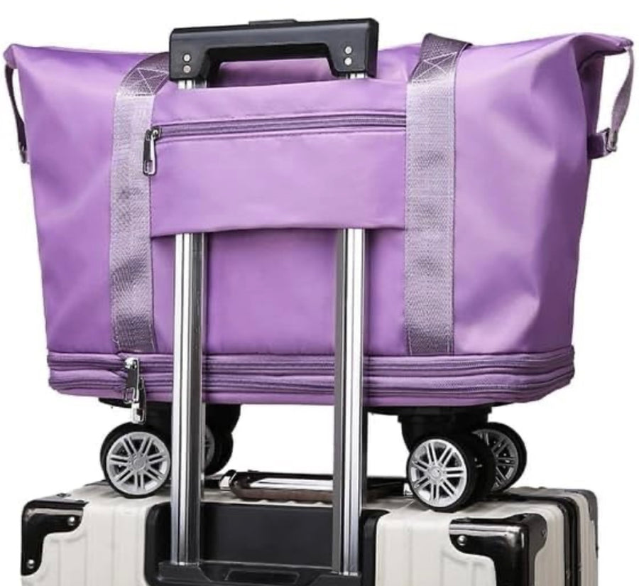 ROLLING DUFFLE BAG WITH WHEELS (EXPANDABLE)