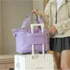 ROLLING DUFFLE BAG WITH WHEELS (EXPANDABLE)