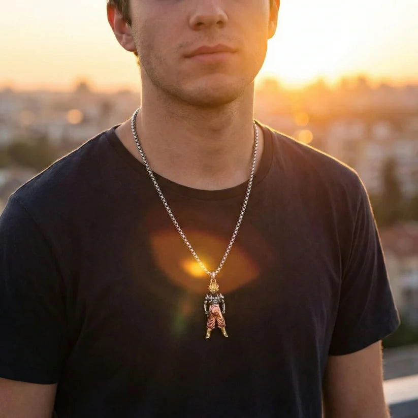 Goku Anime Pendant Chain