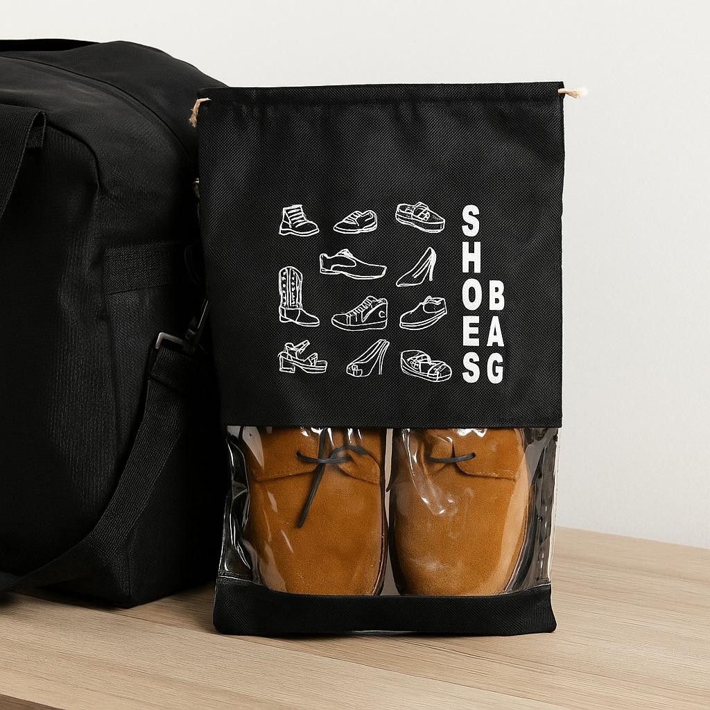 🖤 Shoe Storage & Travel Bag (Set of 3)– Keep Your Footwear Clean, Safe & Organized