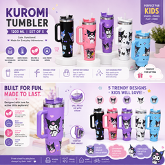 Kuromi Themed 1200 ML Tumbler