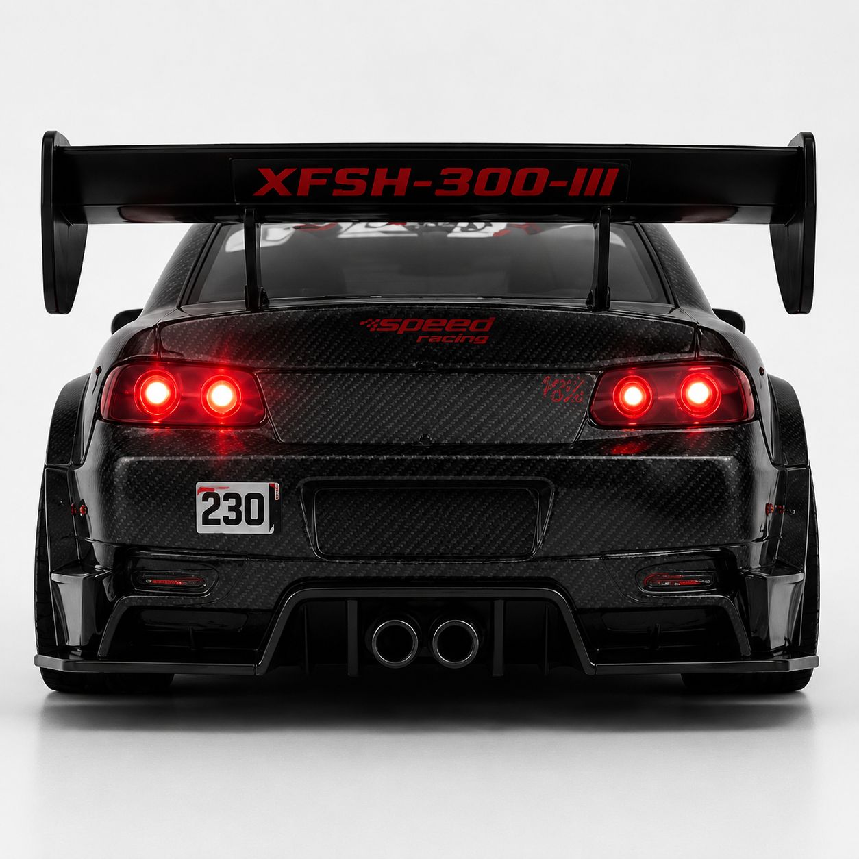 R34 Skyline Style 1:16 RC Drift Car with Gyro, LED Lights, 4WD, Extra Drift Wheels & 2.4GHz Remote