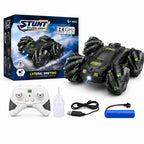 4WD Remote Control Stunt Car with 360° Rotation, Spray Mist & LED Lights, Double-Sided RC Drift Car Toy