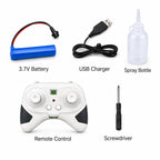 4WD Remote Control Stunt Car with 360° Rotation, Spray Mist & LED Lights, Double-Sided RC Drift Car Toy