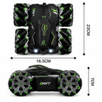 4WD Remote Control Stunt Car with 360° Rotation, Spray Mist & LED Lights, Double-Sided RC Drift Car Toy
