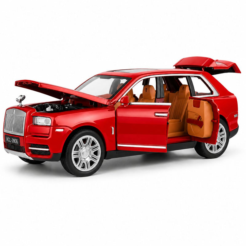 Rolls-Royce Cullinan Style 1:22 Die-Cast RC Luxury SUV with Smoke Fog, Lights & Openable Doors