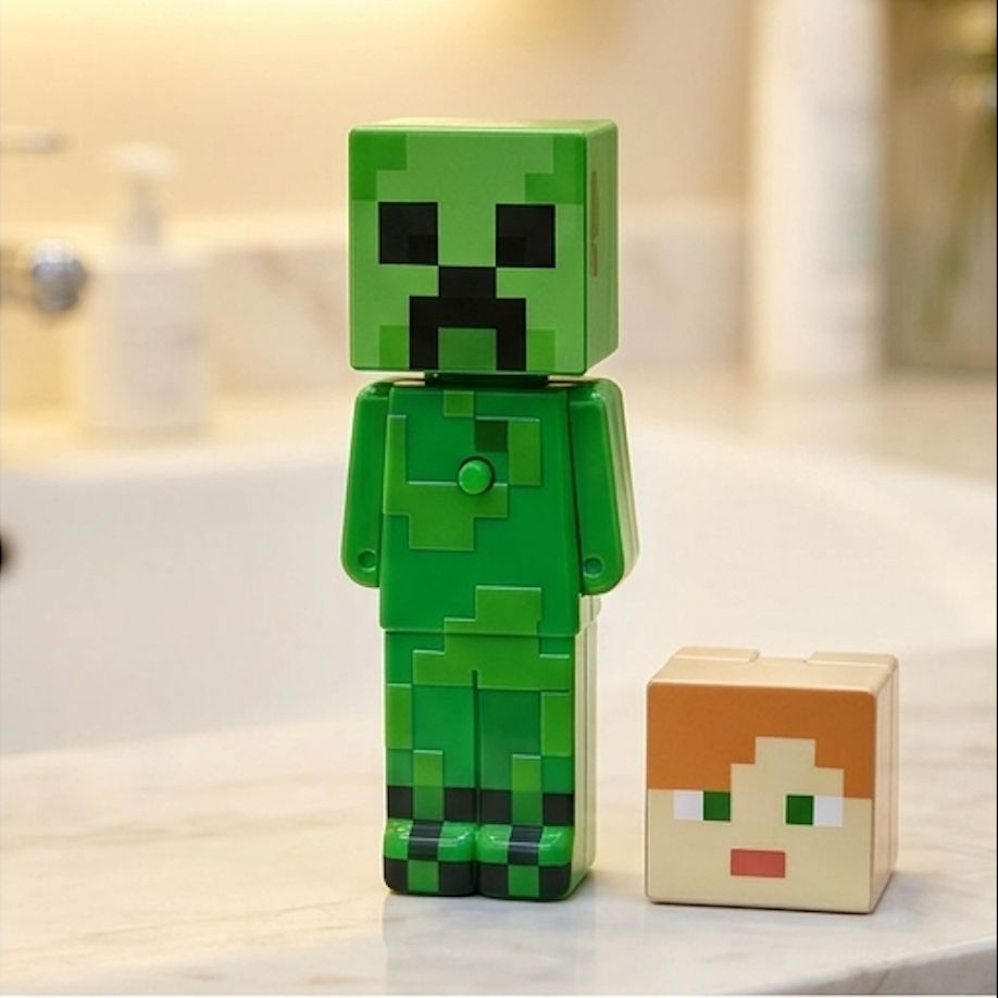 Block Character Toothbrush Holder