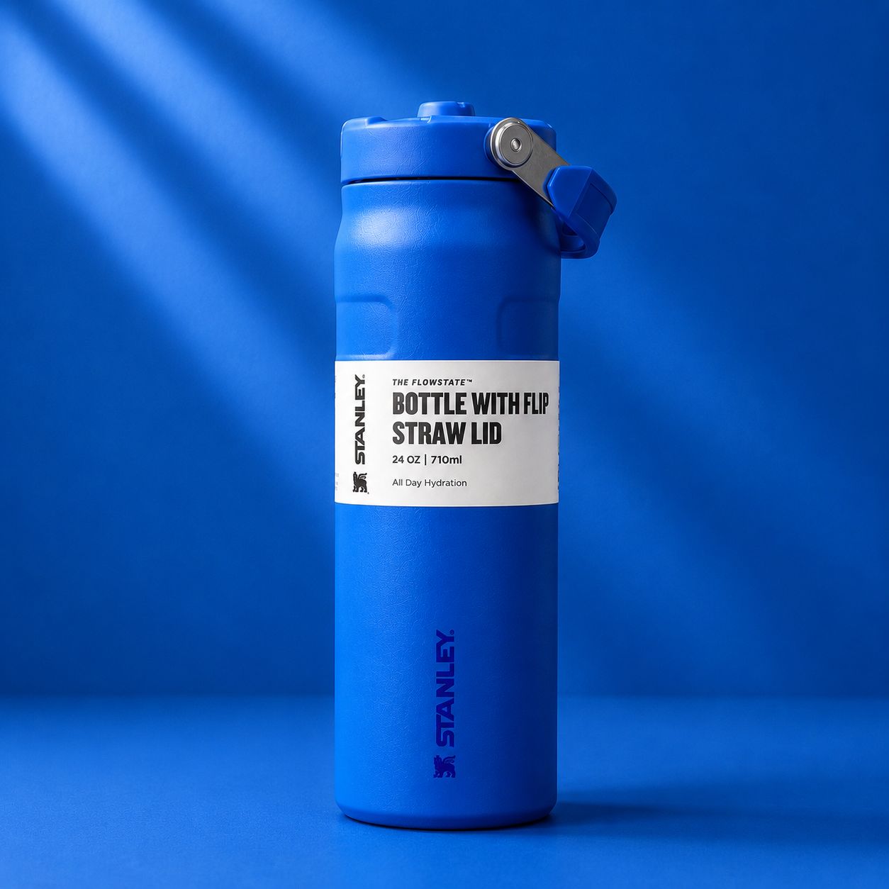 Stanley Style Bottle with Flip Straw Lid