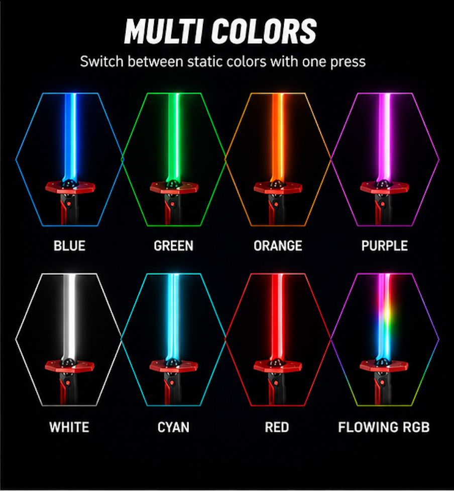 RGB Light Up Battle Sword Toy