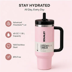 Stanley Quencher H2.0 40oz Tumbler with Handle and Straw Lid