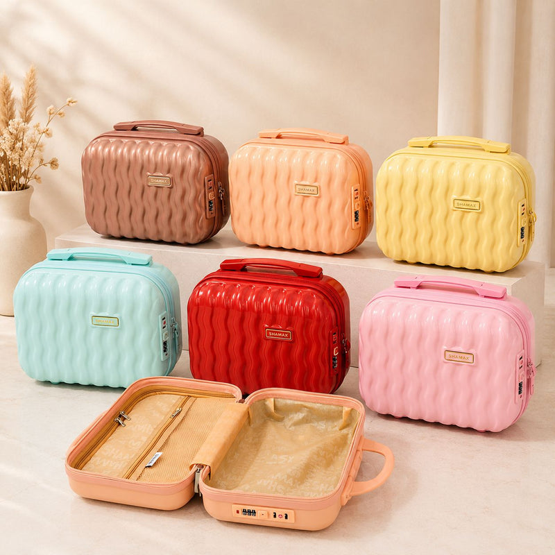 Mini Hard Shell Vanity Case with Number Lock
