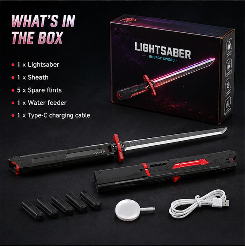 LED Spark Lightsaber Toy Sword