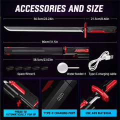 LED Spark Lightsaber Toy Sword