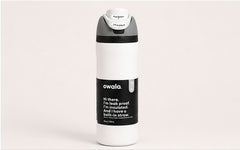Owala Style Push Button Insulated Water Bottle with Built-in Straw