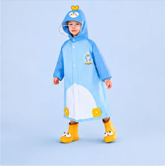 Kids Cartoon Hooded Raincoat