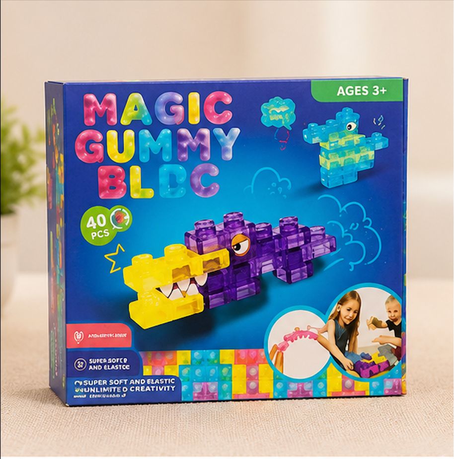 Magic Gummy Blocks 20 PCS Set