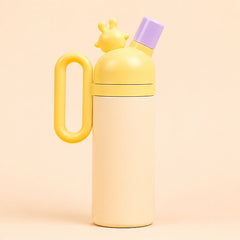 Cute Cartoon Kids Water Bottle with Handle – Leak-Proof School Water Bottle for Boys & Girls