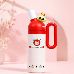 Cute Cartoon Kids Water Bottle with Handle – Leak-Proof School Water Bottle for Boys & Girls