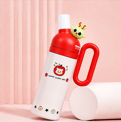 Cute Cartoon Kids Water Bottle with Handle – Leak-Proof School Water Bottle for Boys & Girls