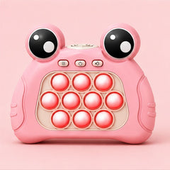 Cute Frog Pop It Game Toy for Kids – Handheld Sensory Toy with Light & Sound