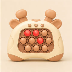 Cute Frog Pop It Game Toy for Kids – Handheld Sensory Toy with Light & Sound