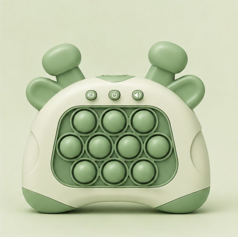 Cute Frog Pop It Game Toy for Kids – Handheld Sensory Toy with Light & Sound