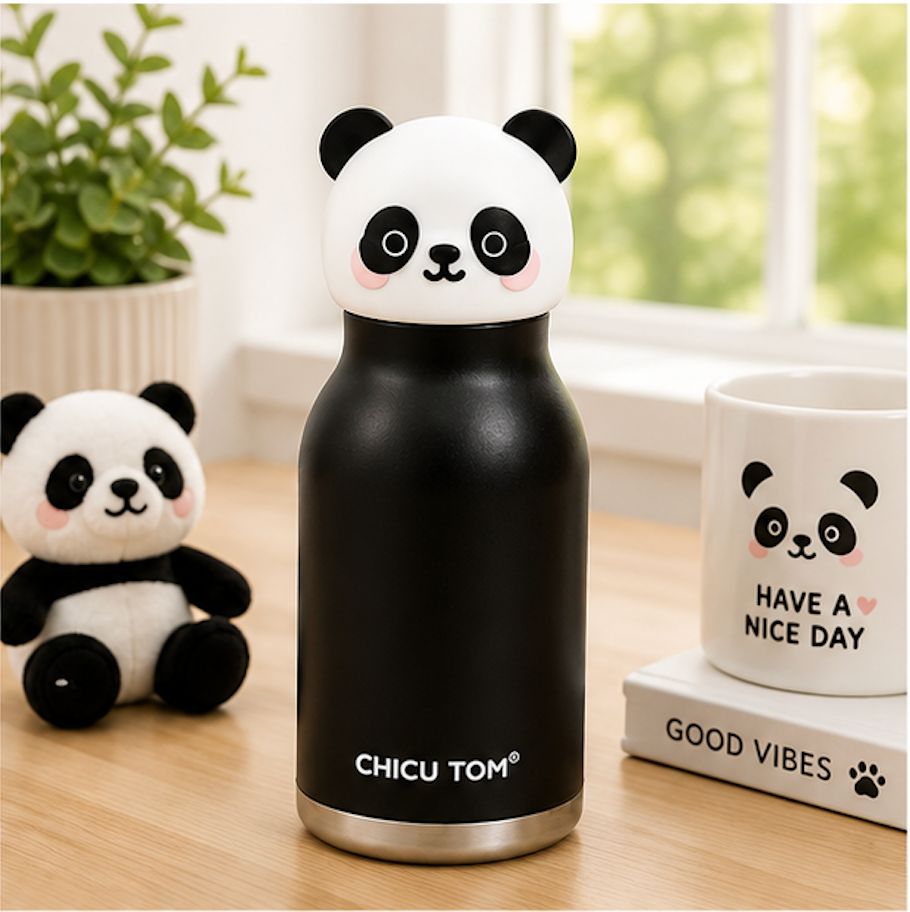 Cute Animal Stainless Steel Water Bottle for Kids