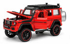 1:22 Die-Cast Remote Control SUV Car with Smoke Effect, Openable Doors & LED Lights – RC Toy Car for Kids