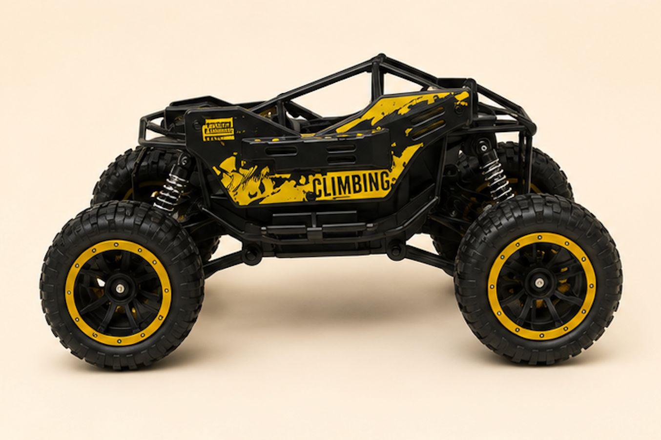 1:18 RC Rock Crawler Off-Road Car – Die-Cast Metal Remote Control Monster Truck Toy for Kids 4+