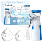 Nebulizer,Portable Mesh Nebulizer Mini Vaporizers Handheld Atomizers for Adults and Children,Ultrasonic Humidifier for Home and Travel Use, Steam Mesh Inhalators (2025 Blue- Self Cleaning upgrade)