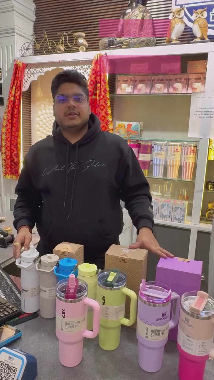 Stanley Quencher H2.0 Tumbler with Handle and Straw 40 oz | Flowstate 3-Position Lid | Cup Holder Compatible for Travel | Insulated Stainless Steel Cup | BPA-Free